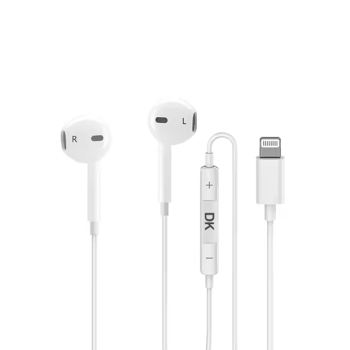 Eshow DK005 Auriculares Lightning Hi-Res Audio Micrófono Integrado para Iphone - Controles Remotos y Reducción de Ruido - 1
