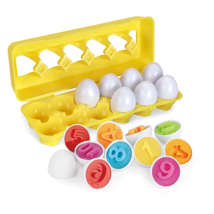 Juguete Educativo Para Bebés Huevo Inteligente Juegos De Alineación De Formas Sorters Montessori Juguetes Para Niños Y Niñas Edad 2-4 Años - 1