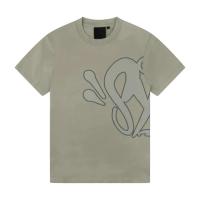 Conjunto deportivo informal de moda para hombre y mujer, estilo streetwear hip-hop europeo y americano, parte superior de manga corta con estampado de letras, holgado, para verano. - details 10