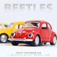 Coche De Acción Para Niños Modelo Vintage De Luna Con Puertas Abatibles En Metal Regalo Para Niños Juguete De Coche De Aluminio - details 8