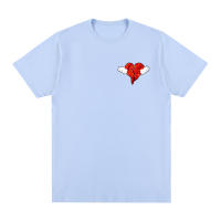 Camiseta Hip Hop Corazón Kanye West Vintage Algodón Para Hombres Y Mujeres Camiseta Casual De Cuatro Estaciones - details 5