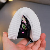 Zapatos De Lona Para Niños Y Niñas Cuatro Estaciones Blancos Suaves Antideslizantes Casuales Tallas 3-15 Años Cierre Con Hebilla - details 7