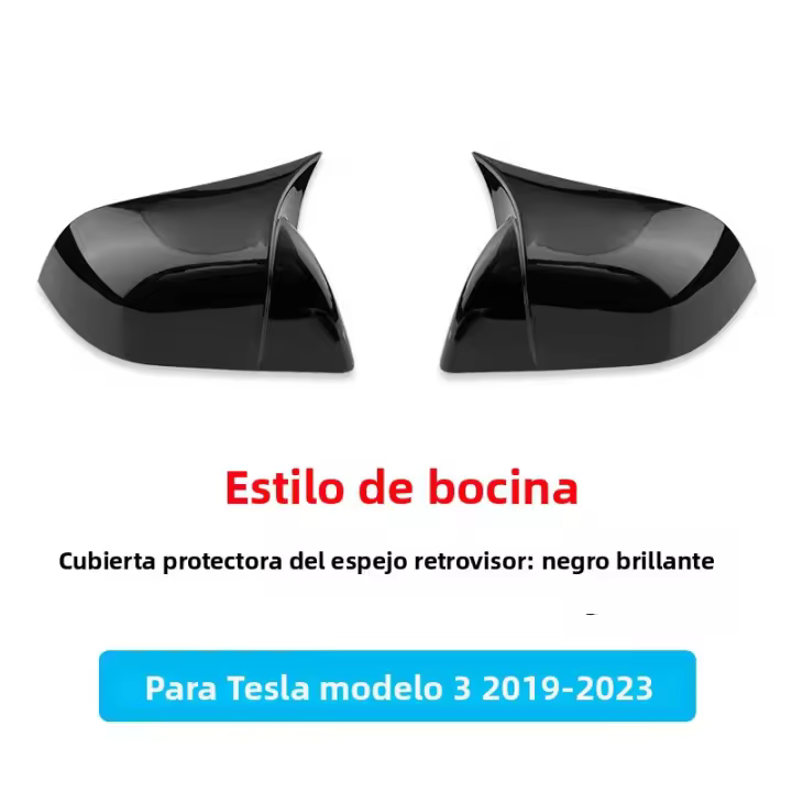 Cubiertas De Espejo Lateral Para Tesla Model 3 Highland Model Y 2024 Abs Capa Exterior Accesorios De Decoración De Espejo Retrovisor Trasero - 1