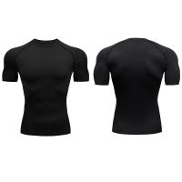 Camiseta De Compresión Para Correr En Hombre Camiseta De Fútbol De Secado Rápido Camiseta Deportiva Tensa Para Gimnasio Y Fitness Manga Corta Transpirable - details 4