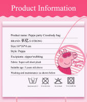 Bolso Bandolera De Peluche Peppa Pig Para Niñas Bolsa De Hombro Redonda De Dibujos Animados Monedero Regalo De Juguetes Para Niñas - details 15