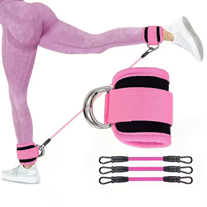 Juego De 5 Piezas De Entrenamiento De Boxeo Con Resiliente Para Piernas Y Rodillas Equipo Deportivo Para Fortalecimiento Y Estiramiento Unisex - 1