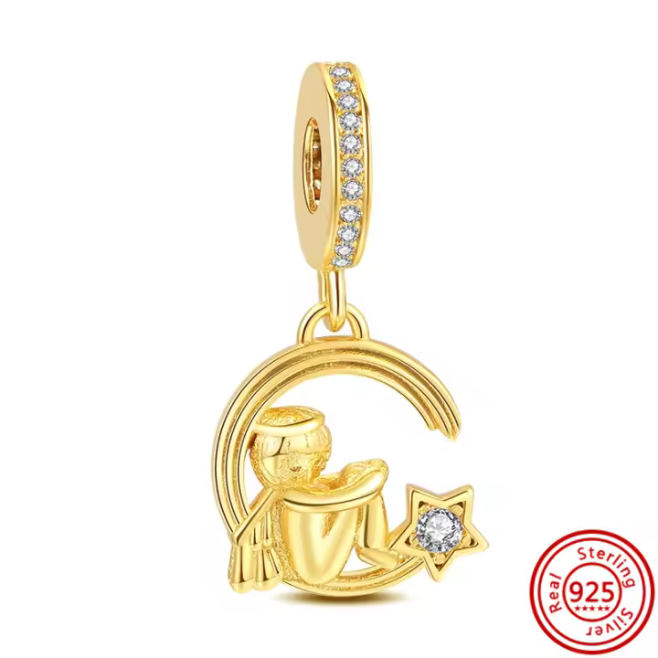 Encantos De Amor Original Aifeili En Plata De Ley 925 Con Zirconia Brillante Para Pulsera Pandora Y Pendientes Joyería Fina Para Mujeres - 1
