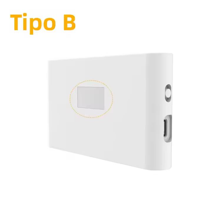Luz Nocturna LED Con Sensor De Movimiento Recargable Luz De Pared Por Inducción Humana Para Dormitorio Pasillo Armario 2 Lados De Luz - 1