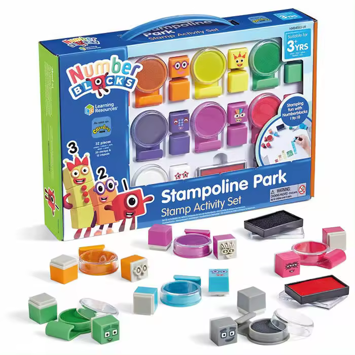 NumberBlocks - Set de Actividades "Stampoline Park" - 1