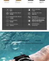 Reloj De Lujo Para Hombre En Acero Inoxidable Resistente Al Agua Con Calendario Y Luz Propia Reloj De Cuarzo Moda Reloj Hombre FNGEEN S001 - details 15