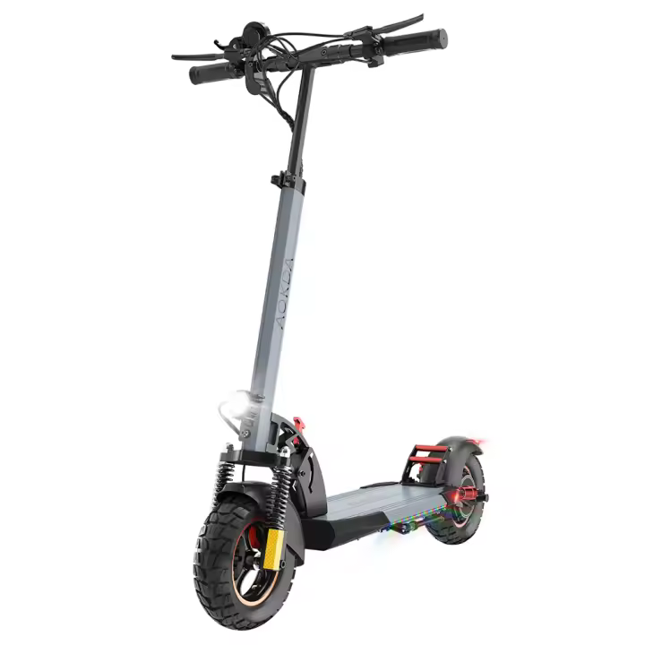 AOKDA A1 Patinete Scooter Eléctrico Plegable, Motor 800W, Batería 48V 12.5Ah, Neumáticos Neumáticos 10 Pulgadas, Velocidad Máxima de 45km/h, Alcance Máximo de 25km, Freno de Disco, comodidad y estabilidad, adecuado para uso al aire libre, IENYRID - 1