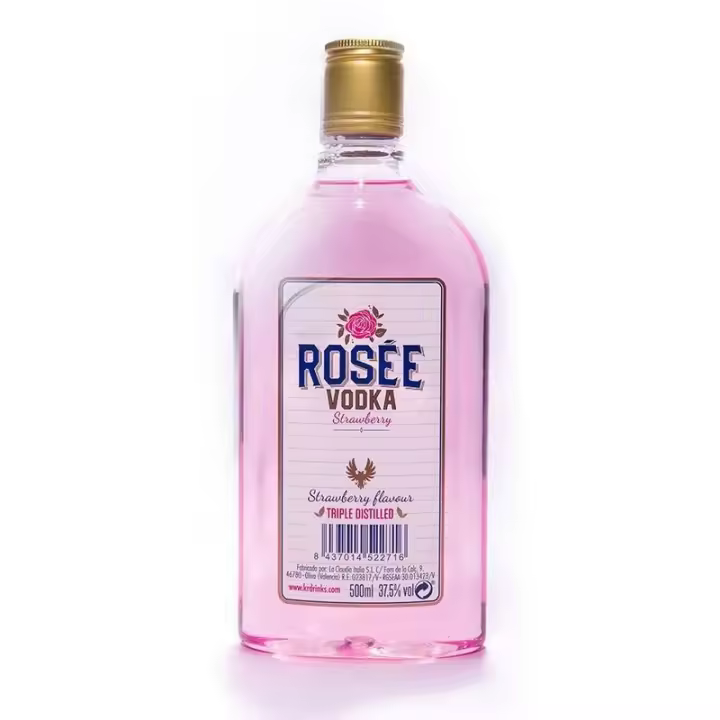 King Regal Vodka Rosée Strawberry 0,5L - Bebida Alcohólica Innovadora - 1