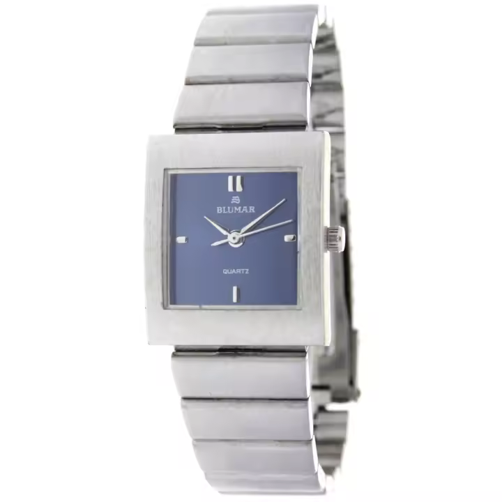 Blumar Bl-09041  Reloj Para Para Mujer Color Plateado - 1