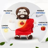 Muñeco De Peluche Jesús Para Bebés Con Música Y Cuatro Niveles De Ajuste Alivio De Respiración Juguete De Compañía Para Dormir Regalos De Navidad Para Niños - details 0