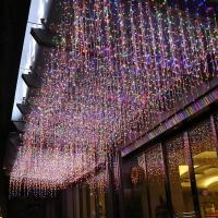 Luces De Cadena De Icicles LED Para Navidad Guirnalda De Jardín Decorativa Exterior Iluminación De Calle 0.6m Cascada De Agua - details 10