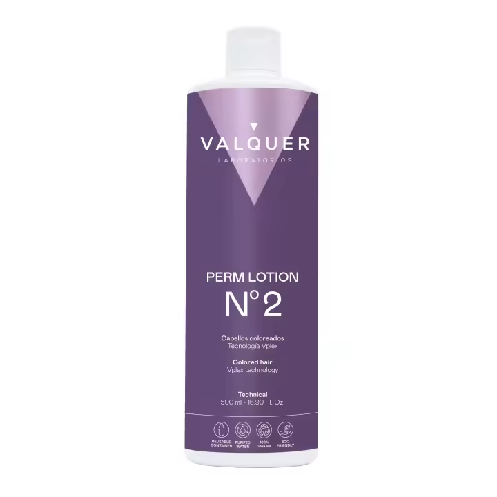Valquer Laboratorios Líquido Permanente Vegano Nº2 para Cabello Coloreado - 500 Ml - 1