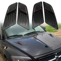 Nueva Decorativa Inclinación De Aire Para Coche Universal En Fibra De Carbono / Negro Adorno Para Parachoques De Capó Ventosa De Cubierta Estilo Y Decoración - details 0
