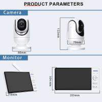 Monitor De Bebé Con Cámara De Seguridad IP Pantalla De 7 Pulgadas Batería De 5000mAh Vigilancia Inalámbrica Para Niños Y Hogar Resolución HD 1080P - details 12