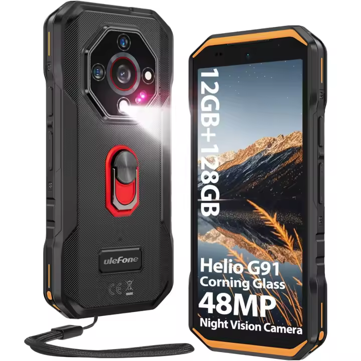 Ulefone Armor X32 Actualizable Android 15 Movil Resistente 12GB+128GB/2TB 64MP+25MP Dual SIM Smartphone Rugerizado - 1