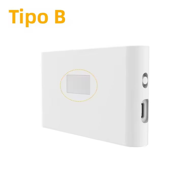 Luz Nocturna LED Sensor De Movimiento Recargable Luz De Pared Por Inducción Humana Para Dormitorio Pasillo Armario 2 Lados De Luz - 1