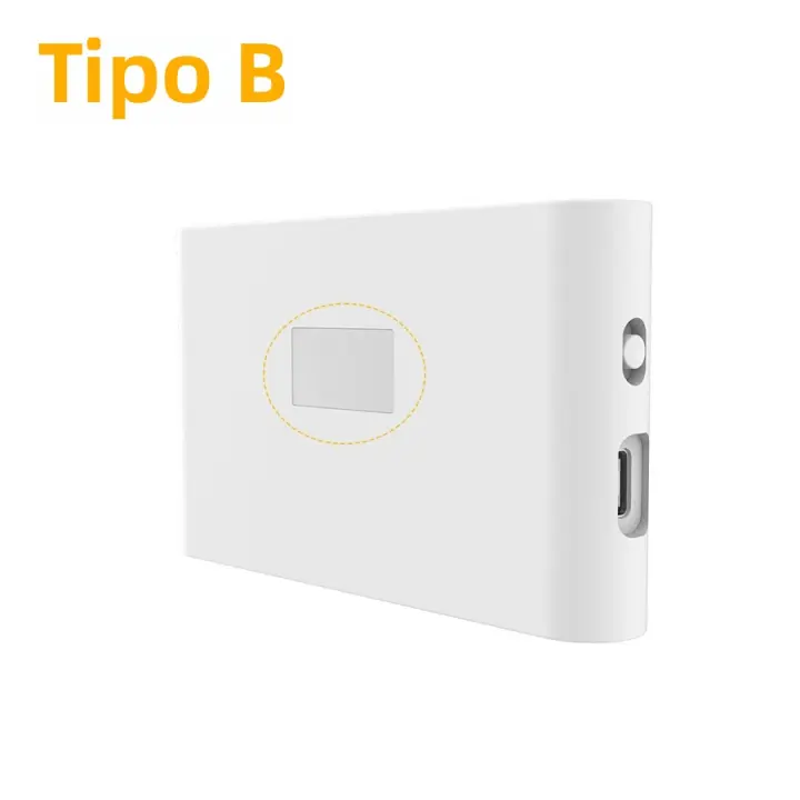 Luz Nocturna LED Sensor De Movimiento Recargable Luz De Pared Por Inducción Humana Para Dormitorio Pasillo Armario 2 Lados De Luz - 1