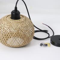 Modernandelier De Bambú Y Rot De Trenzado a Mano Para Sala De Estar Y Restaurante Estilo Asiático Lumina De 3-5m² Fuente De Luz LED - details 5