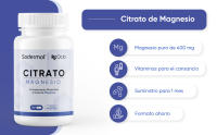 Rcocio Citrato de Magnesio Natural 60  Cápsulas 400mg - Suplemento Deportivo para 2 Meses - details 1