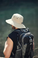 Gorro De Pescador De Verano Con Gran Alas Protección UV Impermeable Para Hombre Sombrero De Sol Para Senderismo Pesca Escalada Safari - details 12