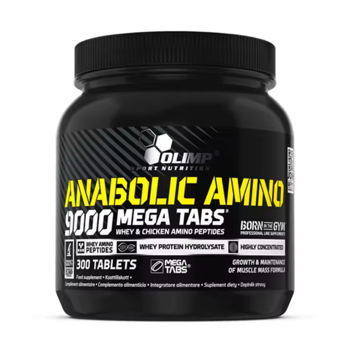 Olimp Sport Nutrition - Anabolic Amino 9000 Mega Tabs 300 tabs - Recuperador muscular - 1
