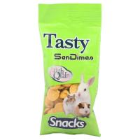 SANDIMAS MULTIDROPS TASTY CHUCHES PARA ROEDORES SABOR ZANAHORIA, PACK 5 UNIDADES DE 60 GRAMOS CADA UNA. - details 0