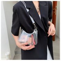 Bolso De Hombro Para Mujer En Gel De Vidrio Transparente Estilo Y2K Pequeño Con Cierre De Cremallera Bolso De Moda Versátil - details 1