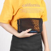 Bolsa De Maquillaje Para Viaje Negra Con Malla Y Cierre De Cremallera Organizador De Cosméticos Para Mujeres Bolsa De Lavado De Artículos De Higiene Personal - details 12