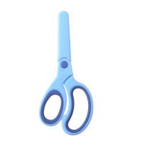 Tijeras De Seguridad Para Niños Estudiantes DIY Papel Herramienta De Corte Para Niños Mano Izquierda Con Funda Estationaria - details 20