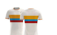 Camiseta De Hombre Colombia Streetwear Fútbol 3D Impreso Secado Rápido Transpirable Para Parejas Manga Corta Cuidado Con Lavado Mecánico Estilo Casual - details 4