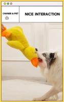 Juguete De Peluche Para Perros Con DUCK Stormtrooper Dormido Masticable Y Resistente Al Desgaste Juguetes De Voz Para Mascotas Juguetes De Alivio De La Boredom - details 4