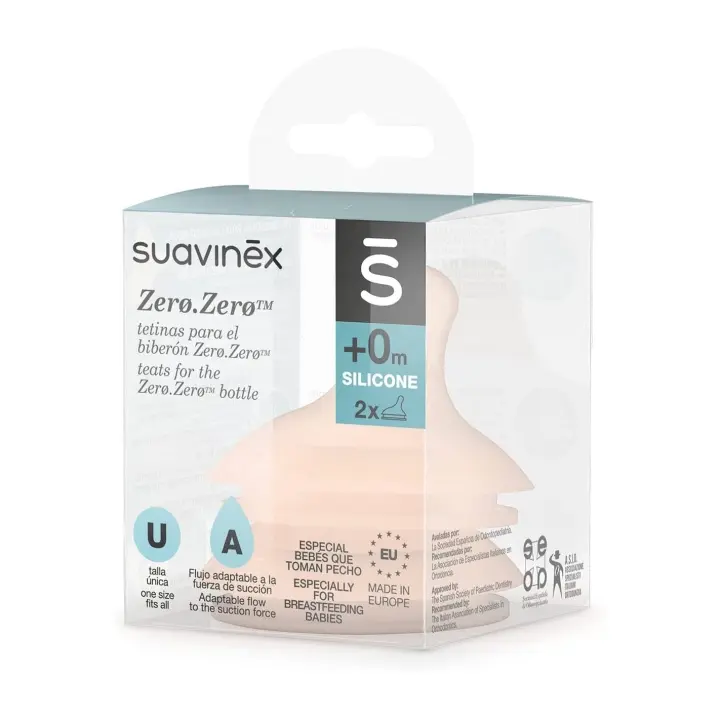 TETINA SILICONA ZERO LACTANCIA SUAVINEX MIXTA - 1