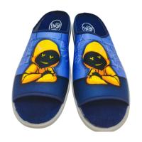 Zapatillas de casa para  hombre de verano con  puntera abierta, Marca Flossy, cómodas, flexibles, ligeras y gran confort , con plantilla extraíble y suela perfumada , antideslizante , fabricadas en España ,suaves y tiernas. Calzado para el hogar ideal - details 4