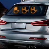 Luz De Señal De Mano Para Coche LED Con Control Remoto Luz Divertida Para Ventana Interior De Coche Decorativa Y Funcional - details 3