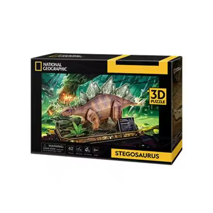 Puzzle 3d Stegosaurus | Puzzle 3d Niños | Puzzle 3d Dinosaurio - 1