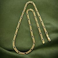 ( ITA ) Collar 3x1 TC 6 Caras 6.50 mm (4.98+1.77) de 60 cm Oro 18 Kilates ( 750 m/m ) con certificado de calidad - details 2