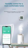 Sensor De Temperatura Y Humedad Zigbee Tuya Con Pantalla LCD Mini Control Remoto Por App Herramienta De Medición Digital - details 14