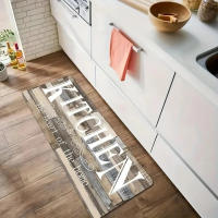 VIKAMA Alfombra De Cocina Antideslizante Y Anti Manchas Con Patrón Moderno Para Uso Doméstico Alfombrilla Larga Para Puerta Decoración Interior - details 8