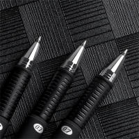 Bolígrafo De Gel WQN Con Punta De 0.7mm Fina Y Suave Tinta De Alta Calidad Para Firma Y Oficina Color Carbono Negro Y Azul - details 2