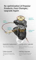 KZ EDX pro 10mm Auriculares Inalámbricos Con Circuito Magnético Doble Y Cable De 2PIN Mejor Calidad De Sonido Performance Dinámica - details 1
