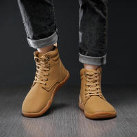 Botas De Nieve Impermeables Para Hombres Y Mujeres Con Caja Ancha Y Punta Redonda Zapatos De Caminar Botines De Plataforma Para Senderismo En Invierno - details 19