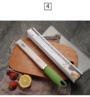 1Pcs Slicedor De Limón Multifuncional Acero Inoxidable Cortador De Queso Antideslizante Forma De Dientes Color Aleatorio Herramienta Para Queso - details 4