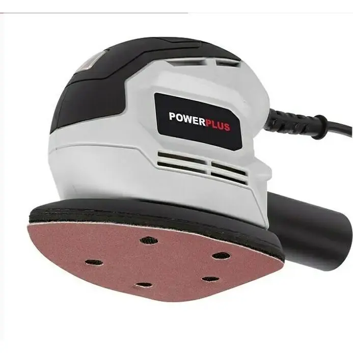 Lijadora de Mano 130W 230V - Ideal para Lijado de Madera y Plástico - Incluye Adaptador para Polvo - 1