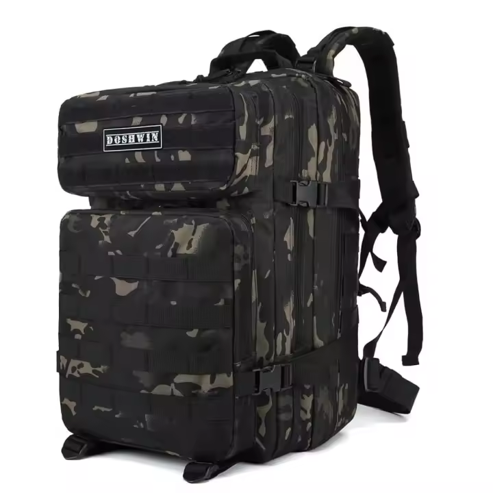 Mochila táctica Doshwin 40L , acampada, senderismo, camping, ( camuflaje verde oscuro ) nuevo, envio 24h - 1