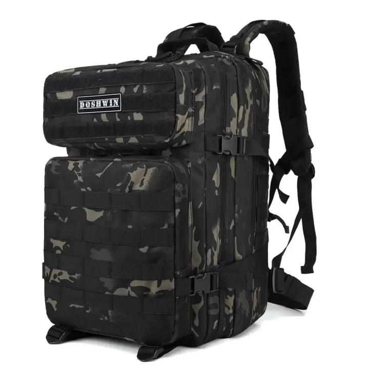 Mochila táctica Doshwin 40L , acampada, senderismo, camping, ( camuflaje verde oscuro ) nuevo, envio 24h - 1