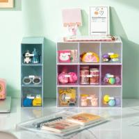 Organizador De Escritorio Transparente Caja De Almacenamiento Plegable Para Maquillaje Té Bolsas De Café Y Suministros De Oficina - details 2